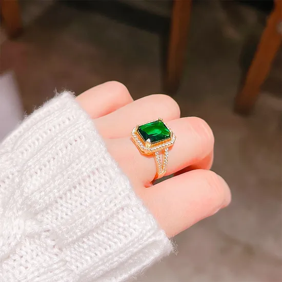 Bague de fiançailles classique en argent 925 pour femmes, bijoux à la mode, or 10K 14K 18K, CZ